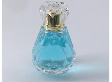 flaconi per cosmetici in vetro blu