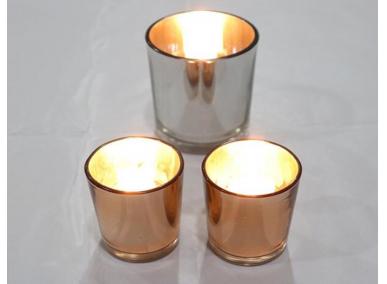 coppe di candela votive in vetro